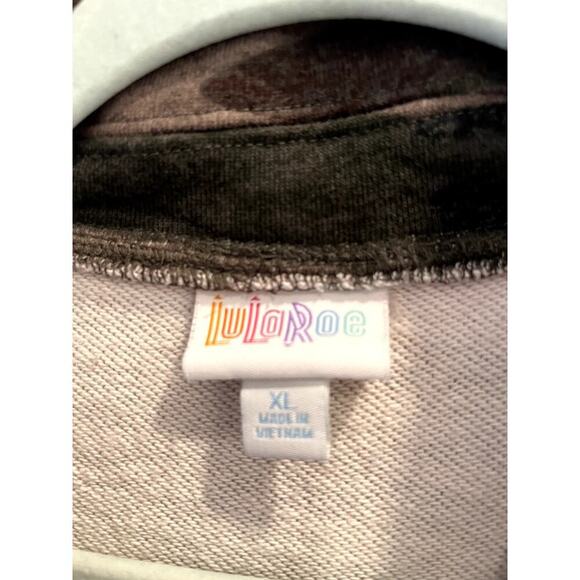 Lularoe Size XL Extra Large Presley Moto Jacket Camo - Picture 2 of 6